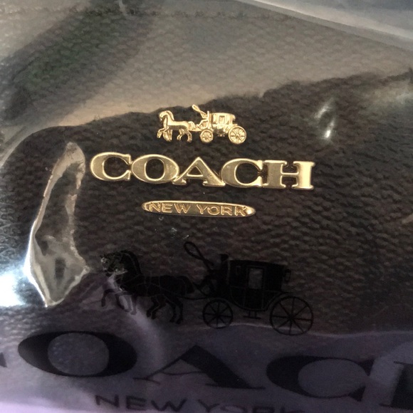 Coach Make Up Brush Holder in Signature Canvas - Picture 7 of 9